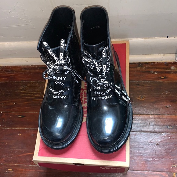 Black Donna Karan New York Boots - Picture 5 of 6